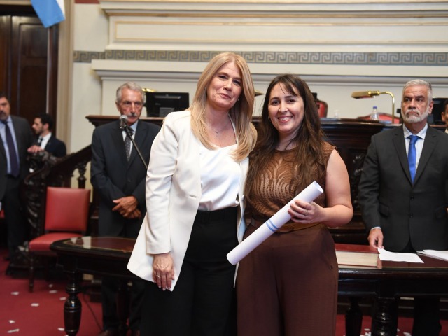 Juraron los senadores bonaerenses Laurini, Pisano y Daz